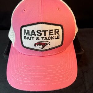 Master Bait & Tackle Pink White Richardson 112 Trucker Hat